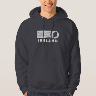 Irland Retro Tröja med Huva Sweatshirt