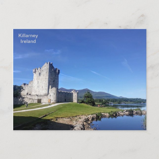 Irland, Ross Castle, Killarney, Co. Kerry Vykort (Framsida)