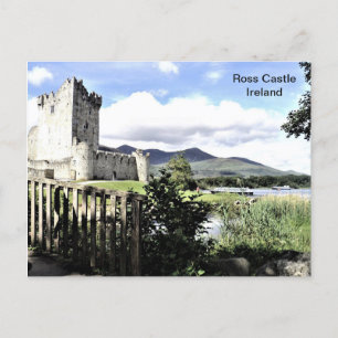 Irland, Ross Castle, Killarney, Kerry Vykort