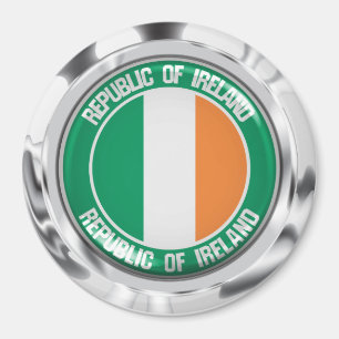 Irland Round Emblem Magnet