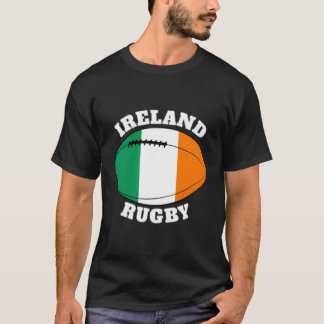 Irland Rugby Boll Flagga Irish Rugby Fläkt 2020 T Shirt