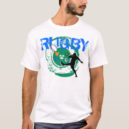 Irland Rugby fläktar T-tröja sparkar T Shirt