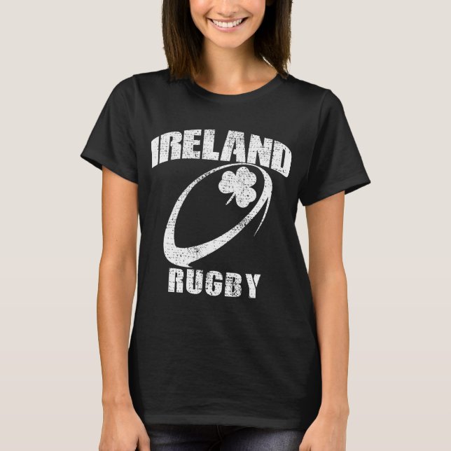 Irland Rugby T Shirt (Framsida)