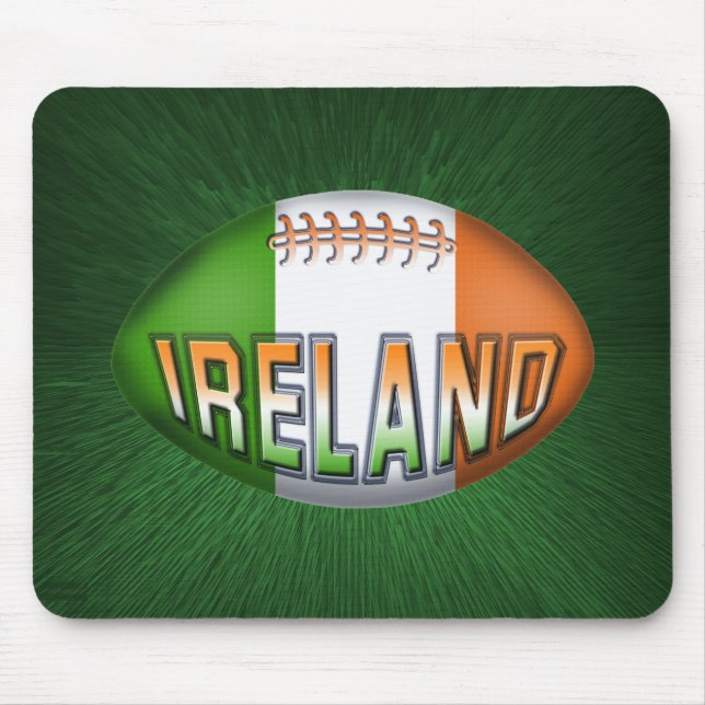 Irland Rugbyboll Musmatta (Framsidan)