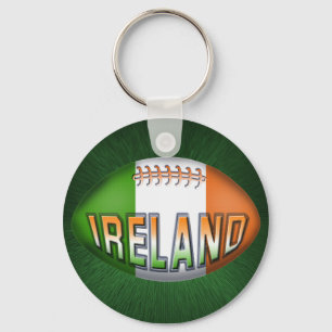 Irland Rugbyboll Nyckelring