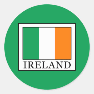 Irland Runt Klistermärke