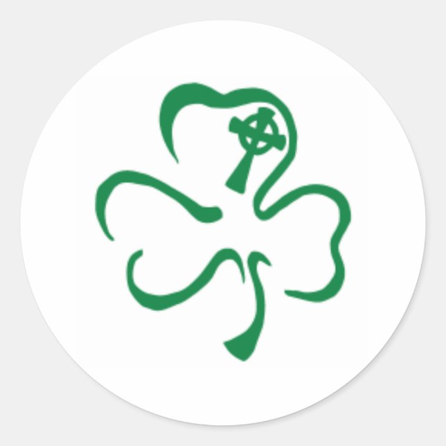 Irland Runt Klistermärke (Framsida)