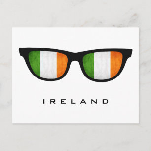 Irland Shades anpassad text & färg vykort