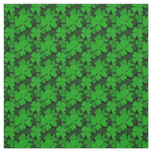 Irland Shamrock, 4 löv, klöver, Irland, grönt Tyg