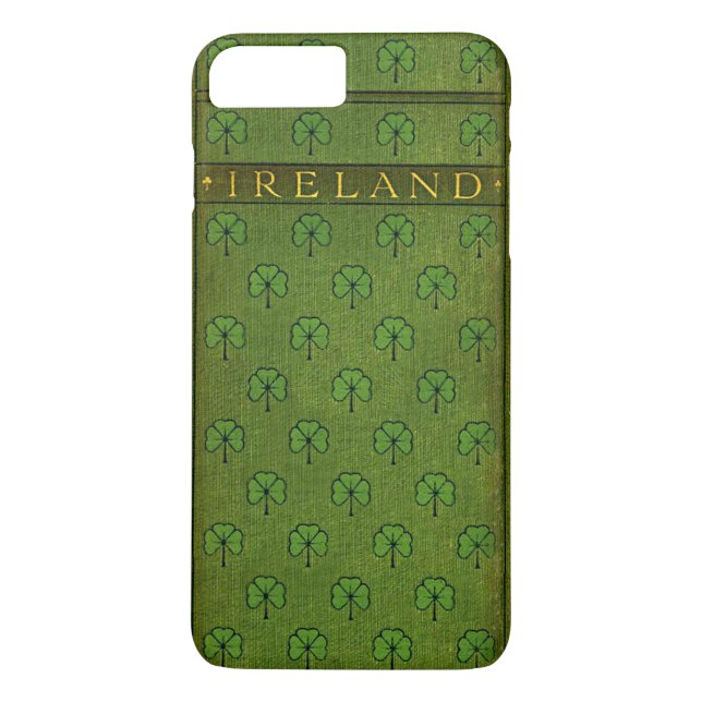 Irland Shamrock Gammalt Bokomslag Case-Mate iPhone Skal (Baksida)