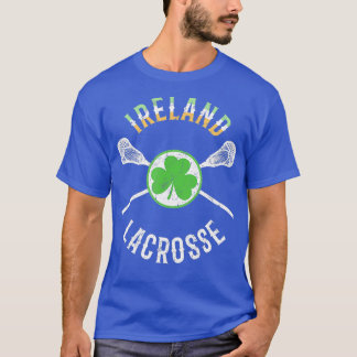 Irland Shamrock Irish Lacrosse T Shirt