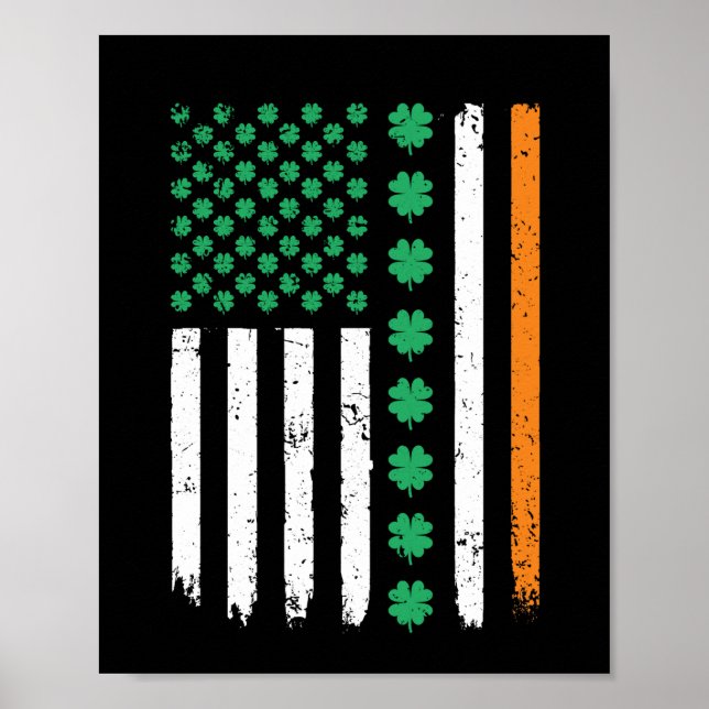 Irland Shamrock Irish Shamrock American Poster (Framsidan)