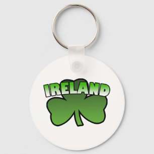 Irland Shamrock Keychain Nyckelring