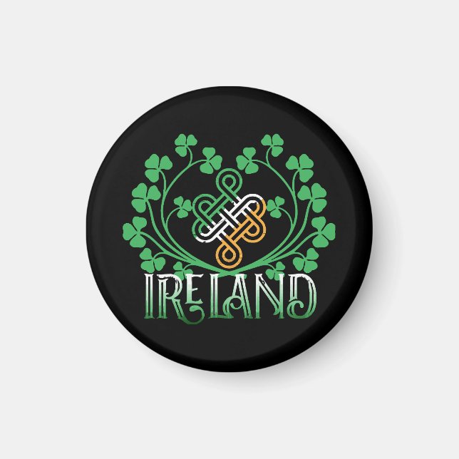 IRLAND SHAMROCK MAGNET (Framsidan)