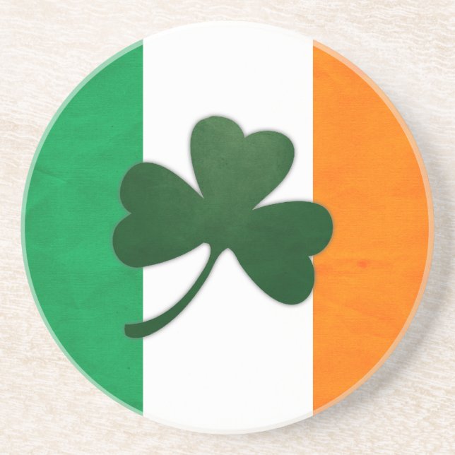 Irland Shamrock Underlägg Sandsten (Framsidan)