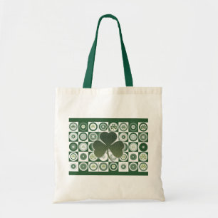 Irland shamrockstote bags tygkasse