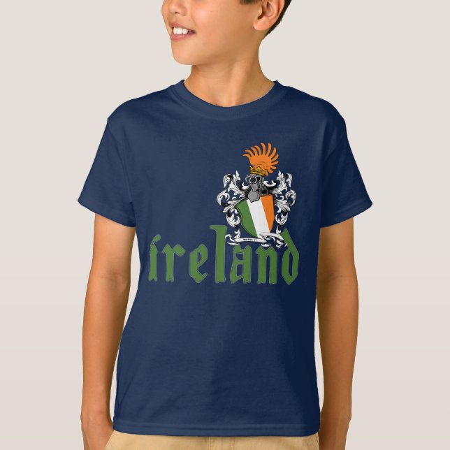 Irland Shield Kids Tee (Framsida)