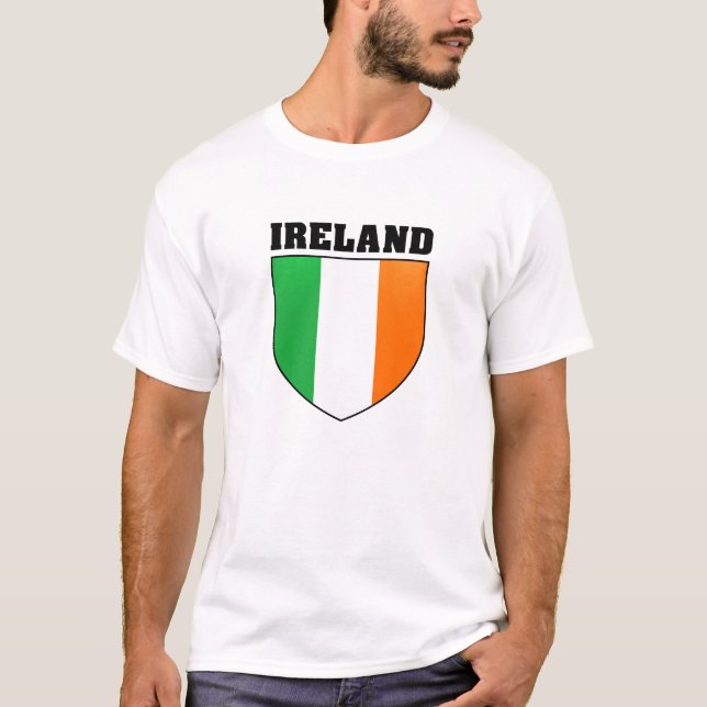 Irland skyddar skjortan tee (Framsida)