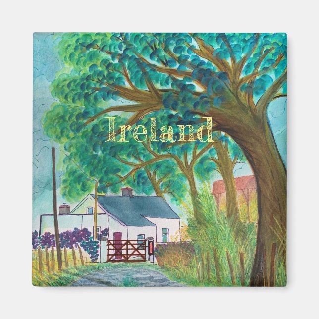 Irland Souvenir Magnet (Framsidan)