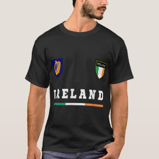 Irland SportOcer Jersey Flagga Football Dublin T Shirt