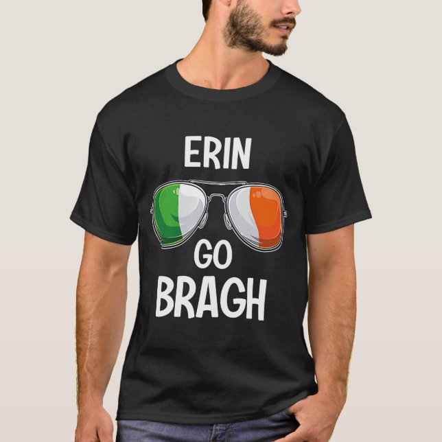 Irland St patrick's day Irish Erin Go Bragh T Shirt (Framsida)