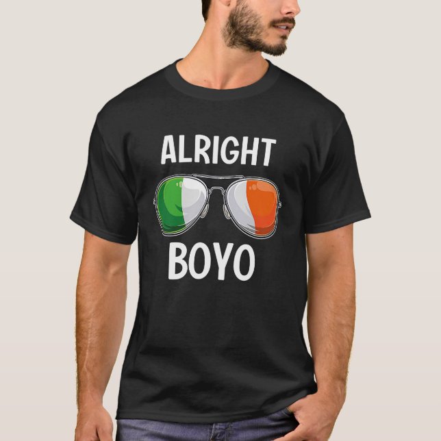 Irland St patrick's day Party Irish Good Boyo T Shirt (Framsida)