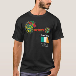 Irland ståndsmässig Cavan mörk T skjorta Tee Shirt