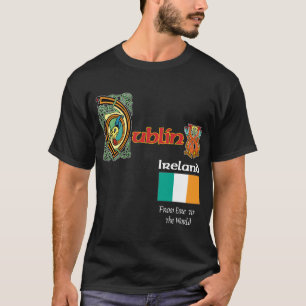 Irland ståndsmässig Dublin mörk T skjorta Tee Shirt
