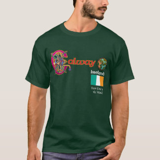 Irland ståndsmässig Galway mörk T skjorta Tee