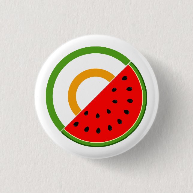 IRLAND STANSER MED PALESTINE - Watermelon Knapp (Framsida)