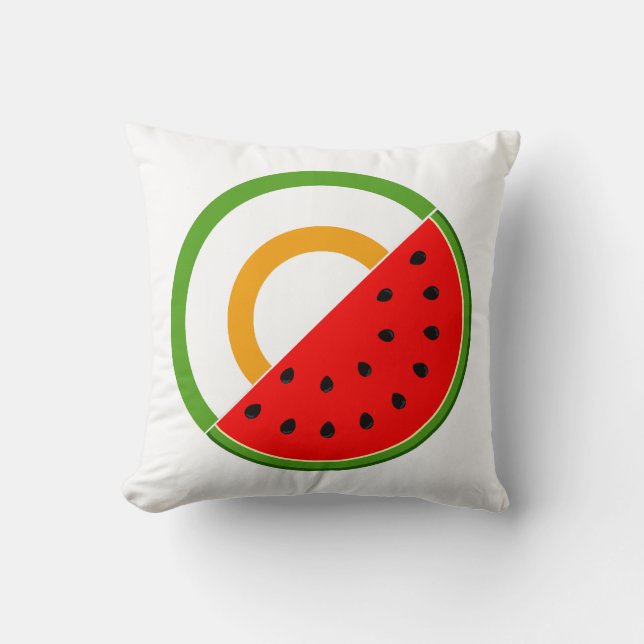 IRLAND STANSER MED PALESTINE - Watermelon Kudde (Framsida)