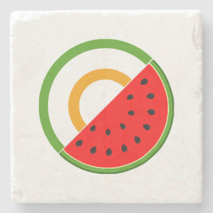 IRLAND STANSER MED PALESTINE - Watermelon Stenunderlägg