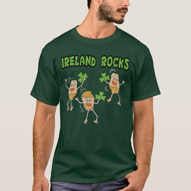 Irland Sten T Shirt (Framsida)