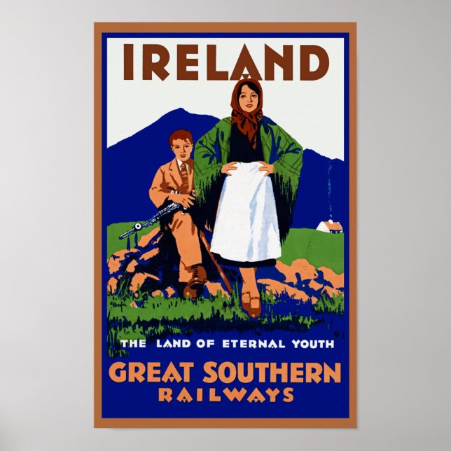 Irland ~ The Land Eternt Youth Poster (Framsidan)