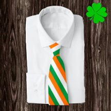 Irland Ties, mode Irish Flagga business