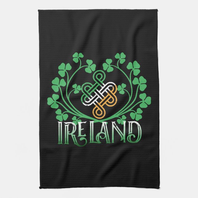 IRLAND TREKLÖVER KÖKSHANDDUK (Vertikal)