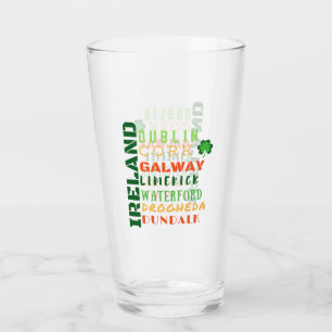 IRLAND TUNNELBANAN ART GLASKOPP