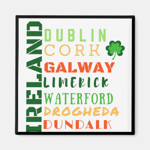IRLAND TUNNELBANAN ART MAGNET