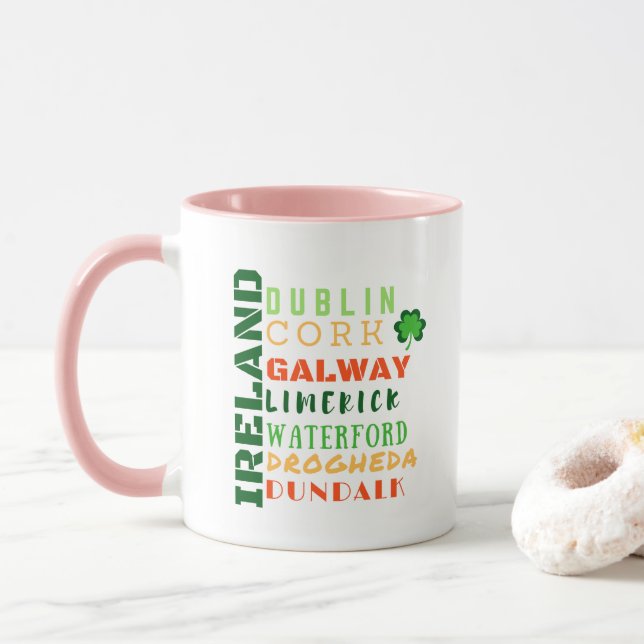 IRLAND TUNNELBANAN ART MUGG (Med munk)