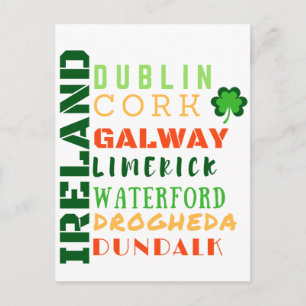 IRLAND TUNNELBANAN ART VYKORT
