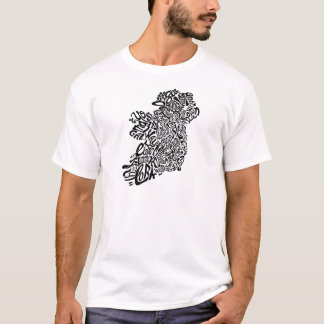 Irland Typoraphy T-shirt