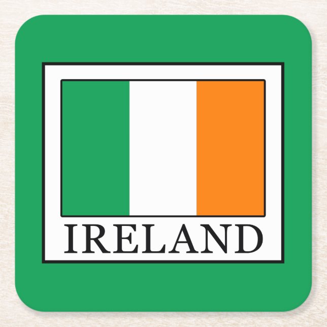 Irland Underlägg Papper Kvadrat (Framsidan)