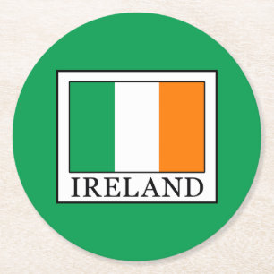 Irland Underlägg Papper Rund