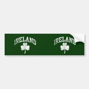 Irland universitets- stil för Grunge Bildekal