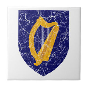 Irland vapensköld kakelplatta