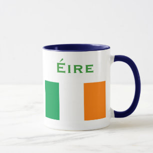 Irland vapensköld och flagga Mug* Mugg
