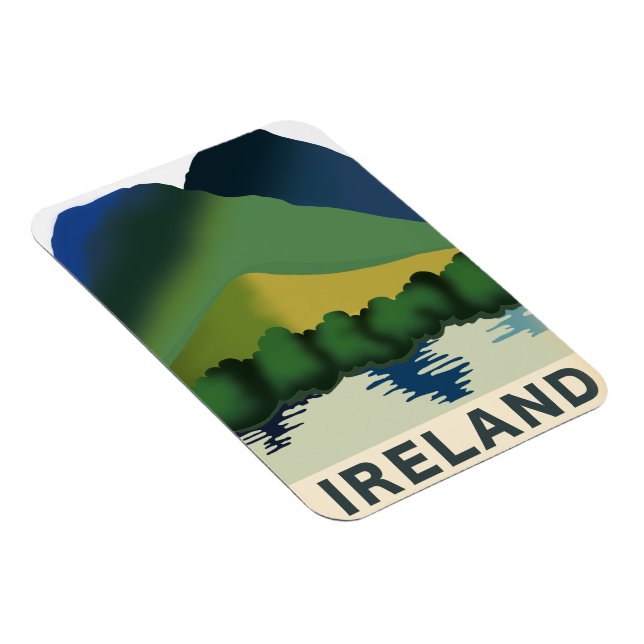 Irland vintage reseaffisch magnet (Högersidan)