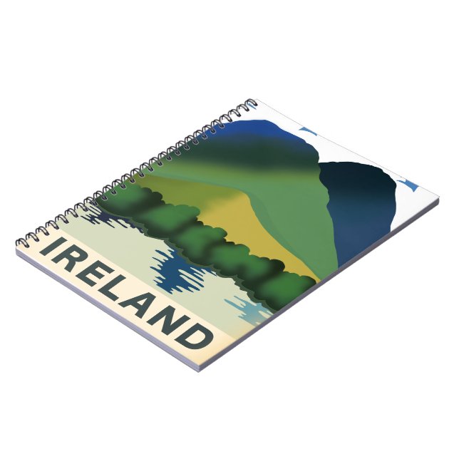 Irland vintage reseplakat anteckningsbok (Vänstra Sidan)