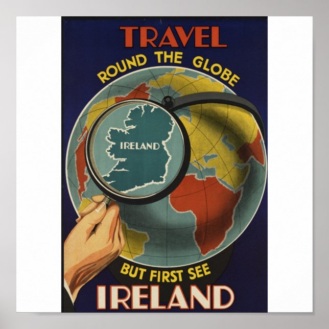 Irland Vintage resor Poster (Framsidan)