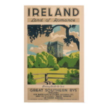 Irland Vintage resor Poster